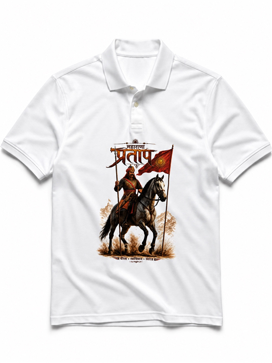 Maharana Pratap 'The Warrior King' Sublimation T-Shirt – Premium Edition