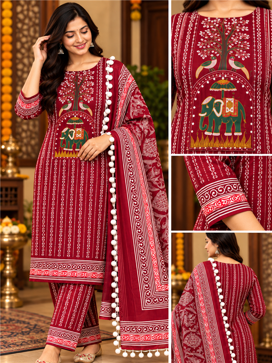 Ladies Unstitched Suit