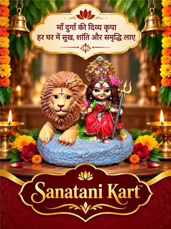 Mata Rani Murti / Sherawali Mata Cute Murti 
