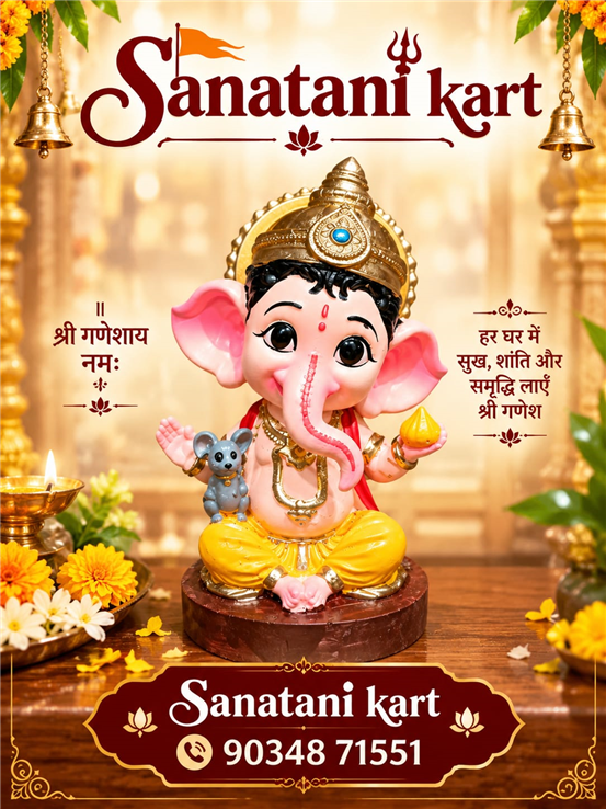Ganpati Bappa Cute Murti 