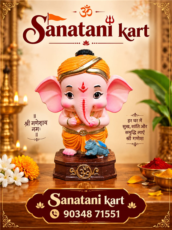 Ganpati Bappa Cute Murti Best Quility 