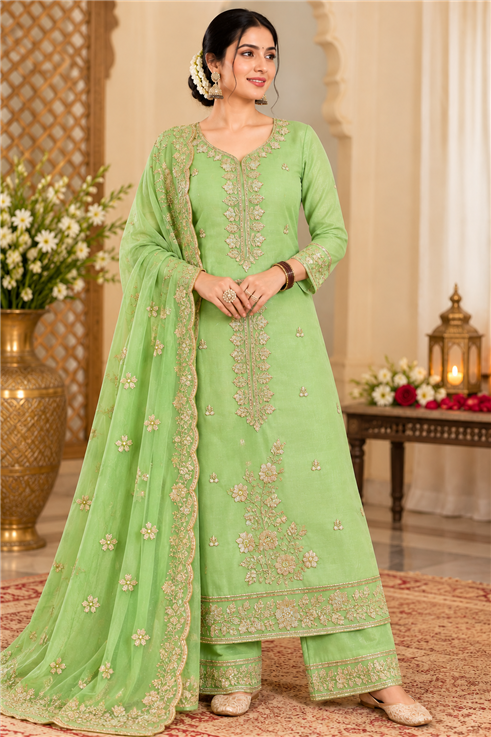 Georgette Suit Party Wear For Girls And Women Unstitched 