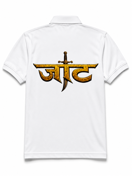 Jaat Pride Edition: Maharaja Surajmal Premium Polo Sublimation Printed T shirt