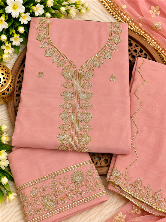 Georgette Suit Party Wear  Unstitched For Girls And Women